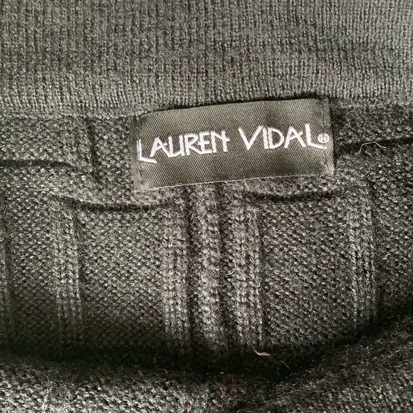 Geometric vintage knit skirt, medium - Picture 5 of 5